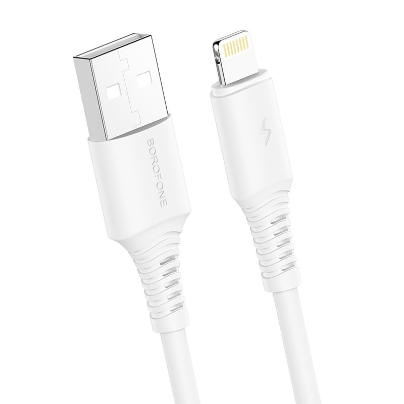 Borofone Kabel Bx47 Coolway - Usb Na Lightning - 2,4A 1 Metr Biały