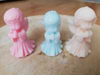 Podziękowania mydełka aniołki handmade-chrzest,urodziny,roczek komunia