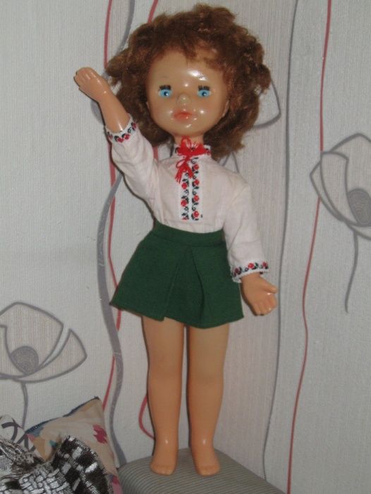 Киевская кукла на резинках 54 см. ТАСЯ. с клеймом. ф-ка Победа