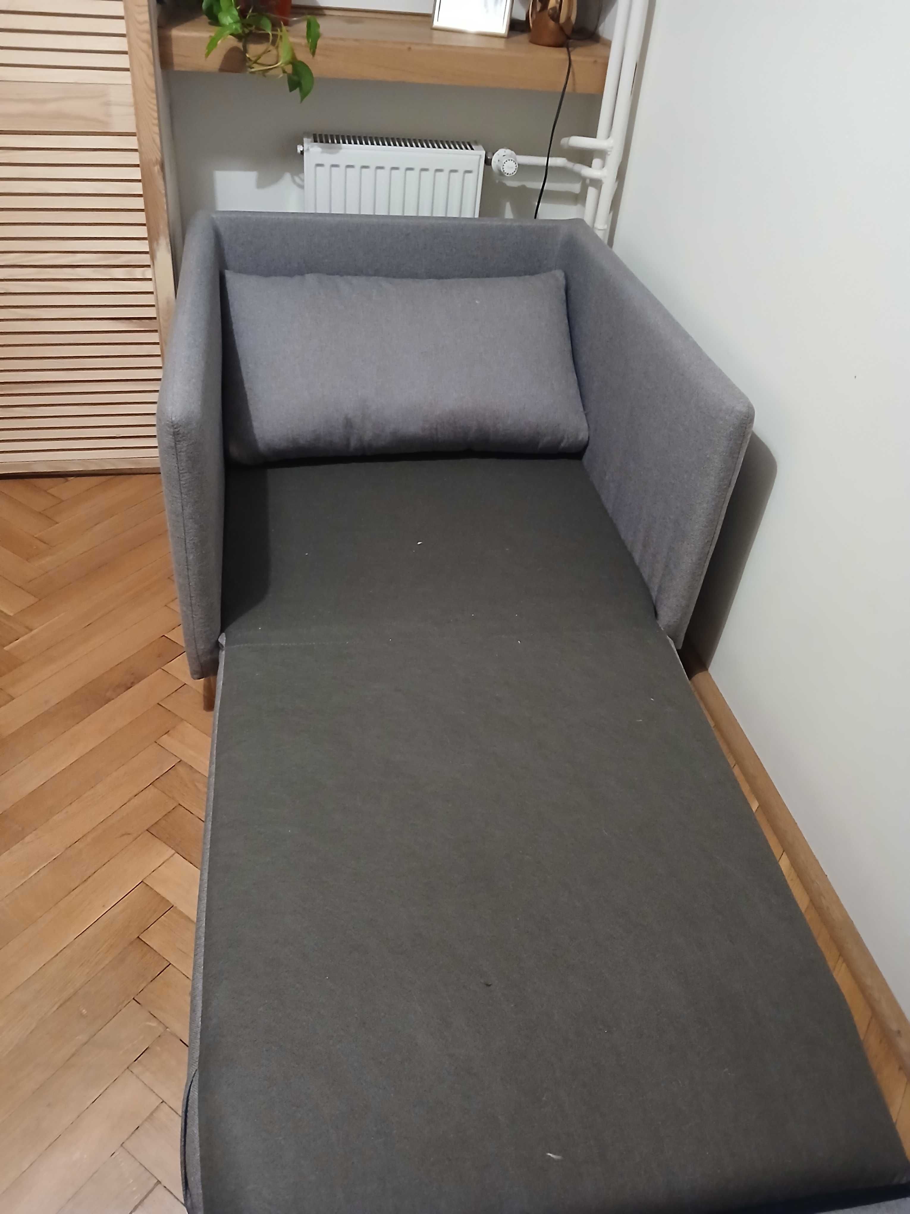 Fotel, sofa, rozkladany, Jysk, Nordooden