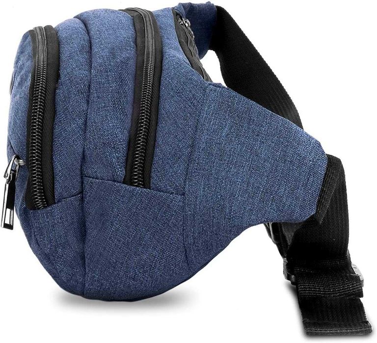 DF18 Pojemna Nerka Saszetka Biodrówka Damska Męska Sportowa Jeans