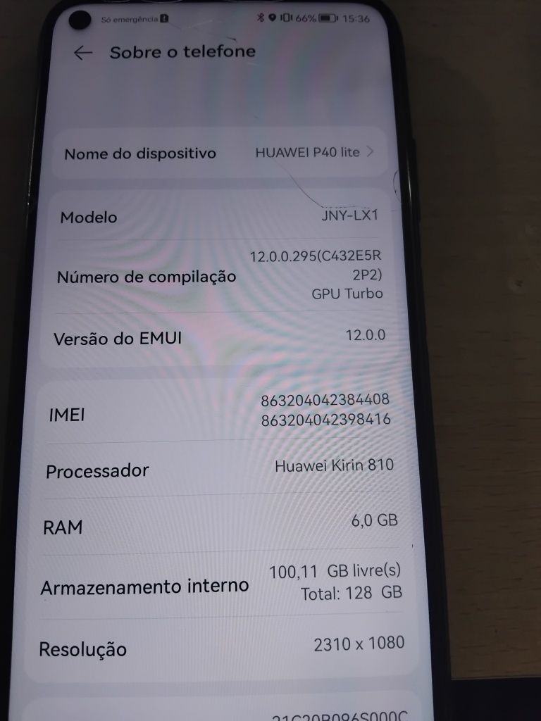 Vendo iphone xs e Huawei p40 lite 100€ cada um ou troca por iphone 12