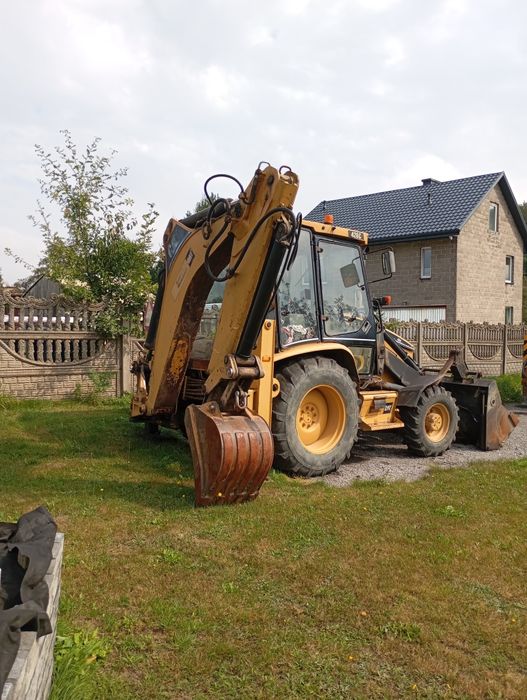 Jcb 3cx cat 428c umowa koparko ładowarka 4x4