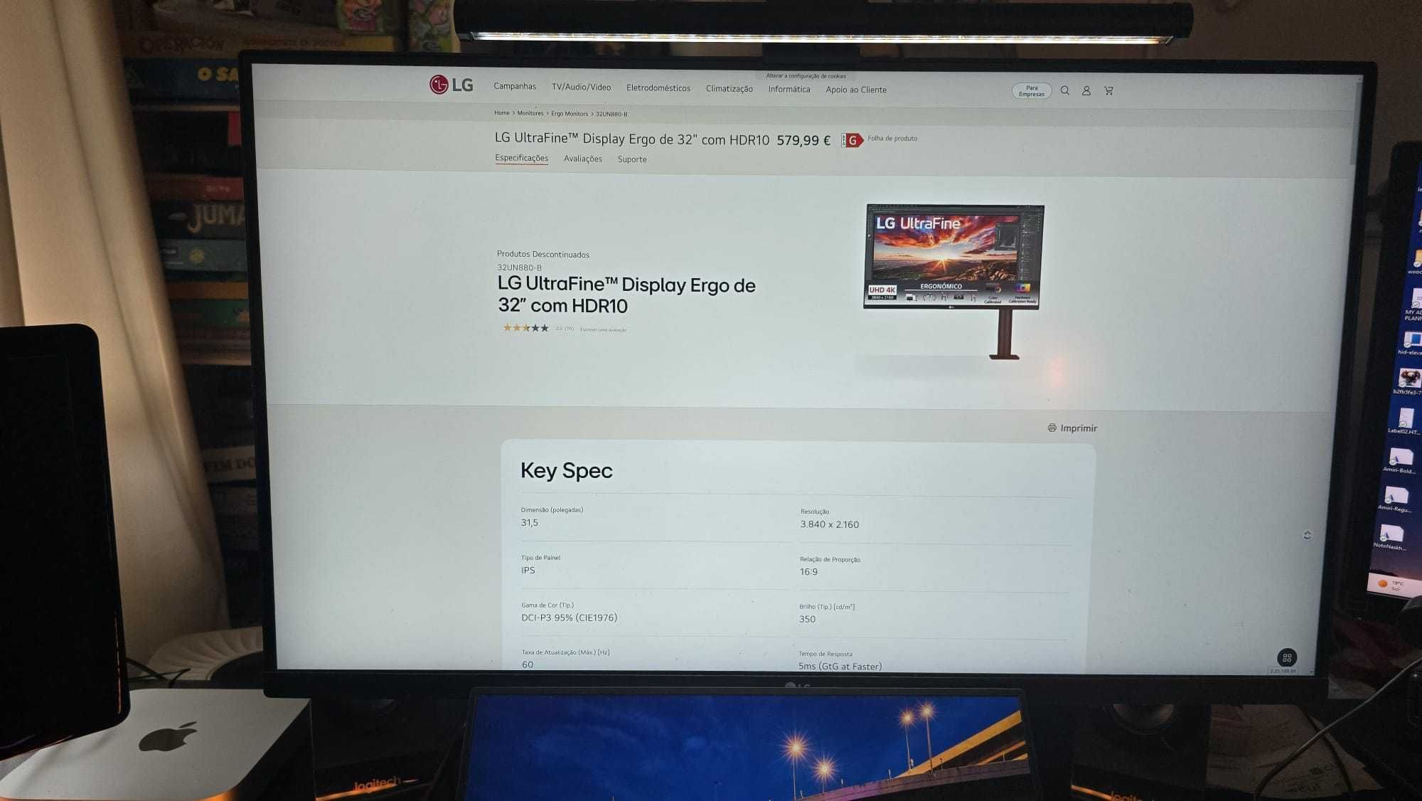 Monitor 4k - LG ergo 32UN880