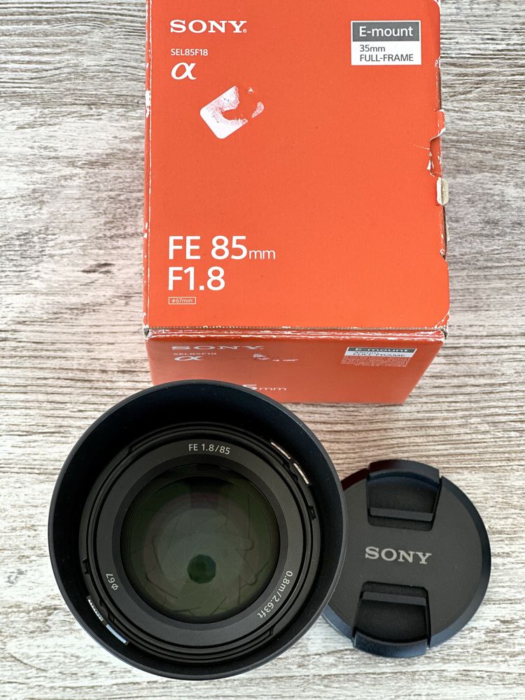 LENTE SONY FE 85mm f/1.8 Full Frame