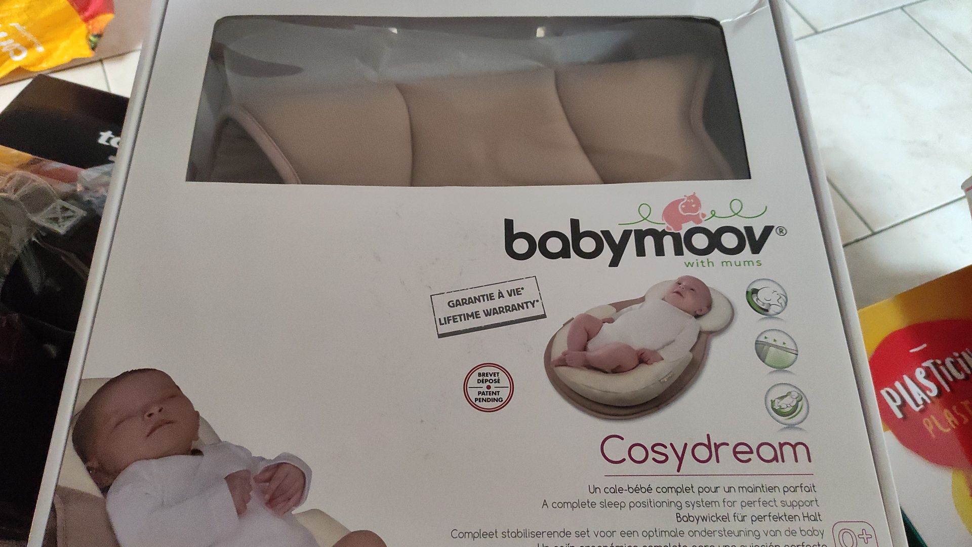 Colchão posicionador suporte cabeça bebe -babymoov