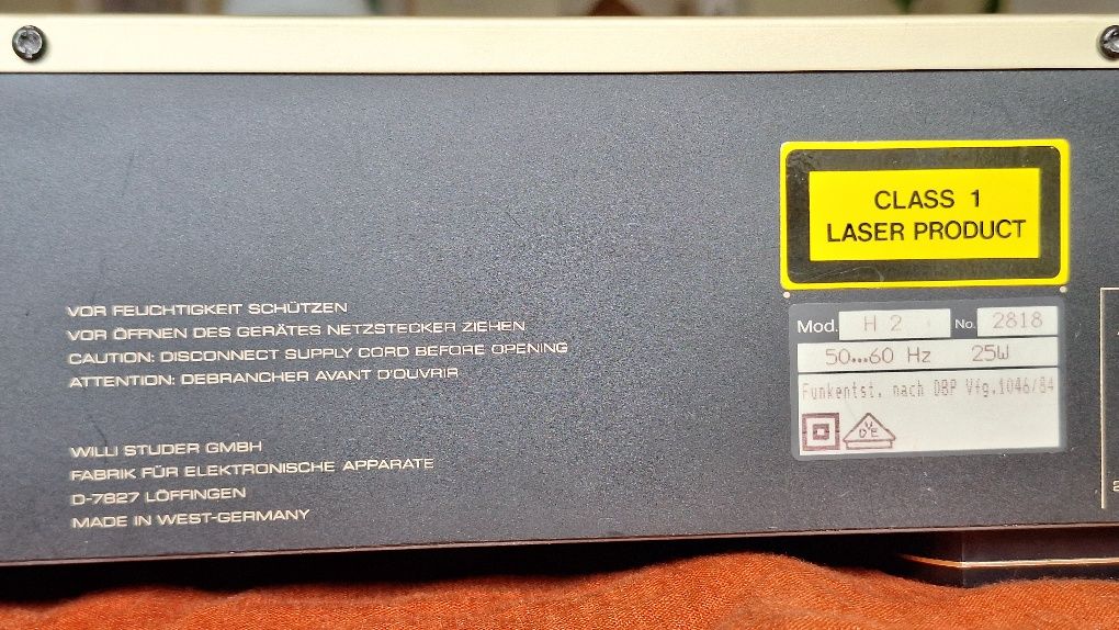 Cd player Revox H2