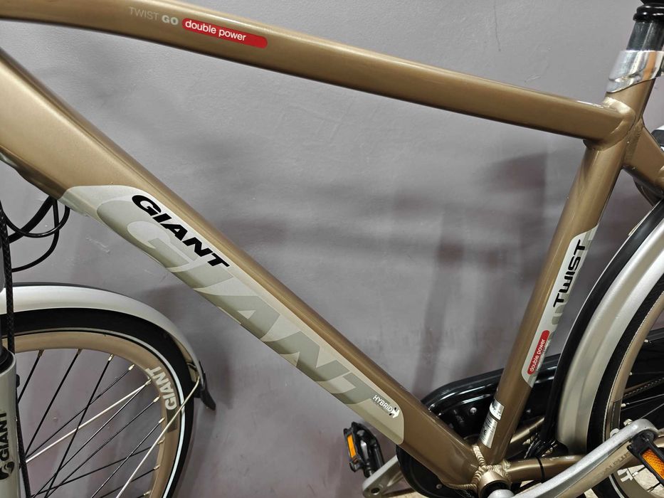 Rower elektryczny Giant TWIST MOCNE WSPOMAG 2 Baterie 16AH! Męski 51cm