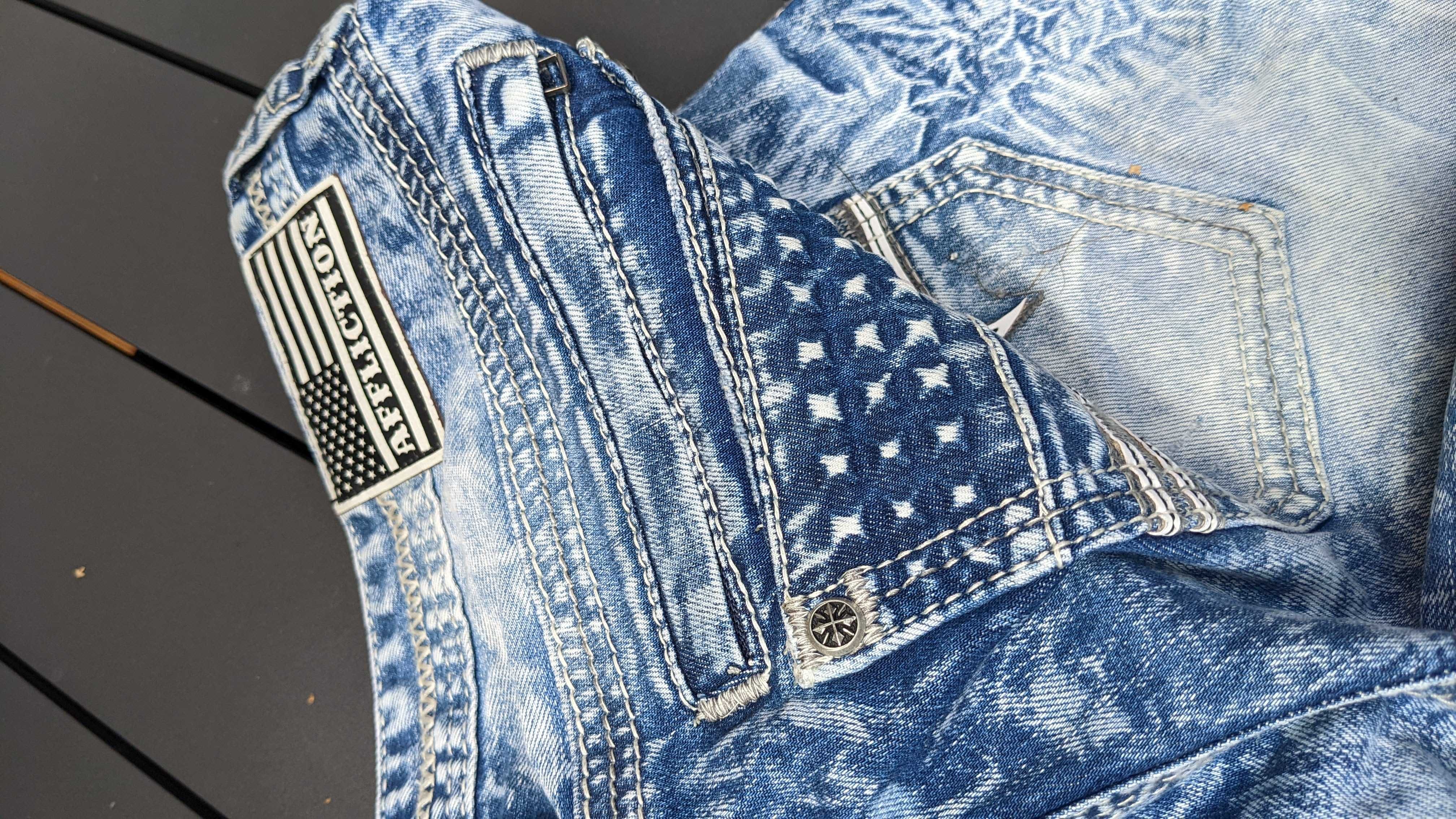 spodnie jeans z USA - affliction gage
