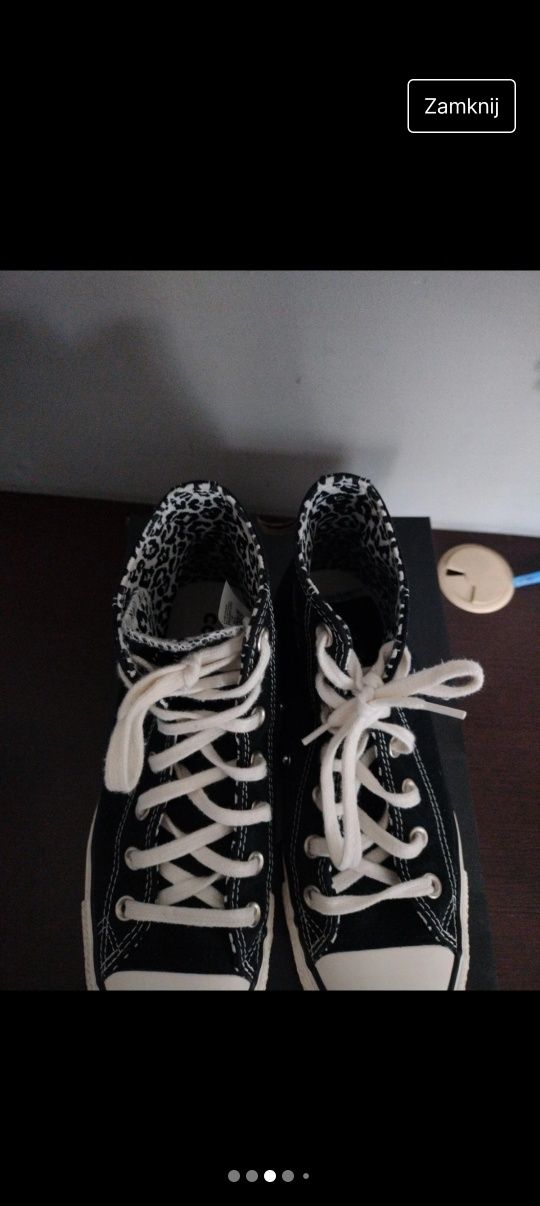 Converse czarne rozmiar 39