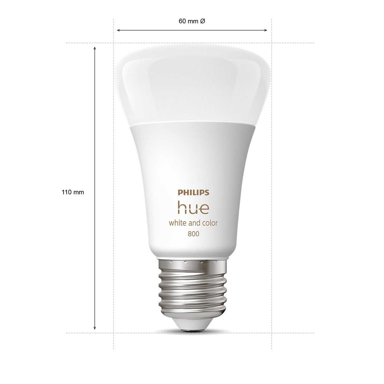 PHILIPS HUE Pack 4 Lâmpadas E27 White & Color