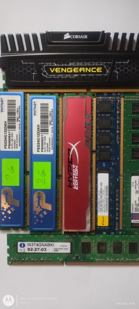 Komplet pamięci RAM DDR3 /2-4gb/1600