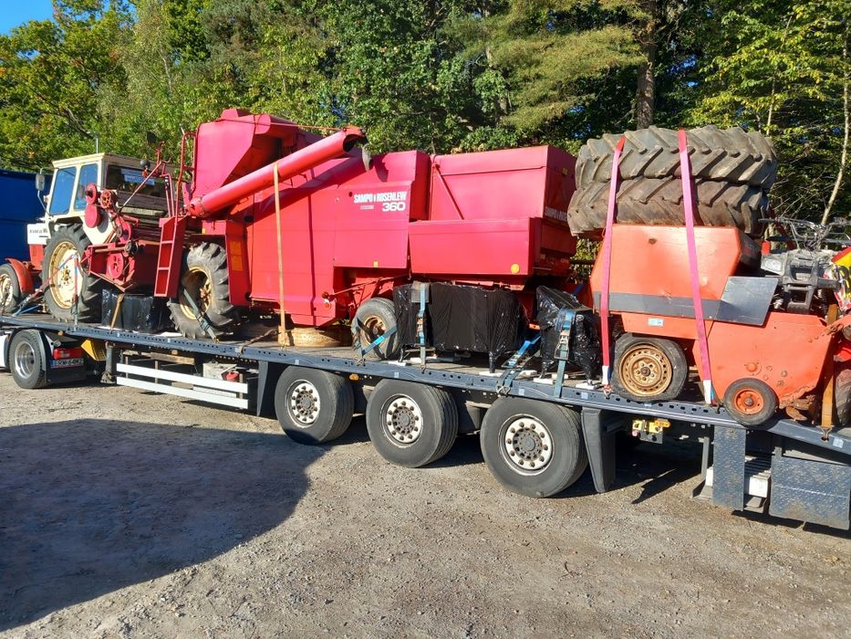 Kombajn zbożowy Sampo 360 Rosenlew heder 2.45ciecia silnik valmet siec