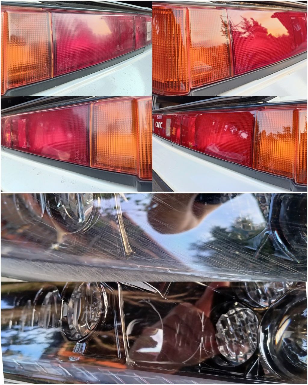Polerowanie lamp regeneracja reflektorów. Od 45zł. Korekta lakieru.