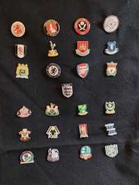 Zestaw odznak PREMIER LEAGUE - przypinki - Chelsea Everton Liverpool