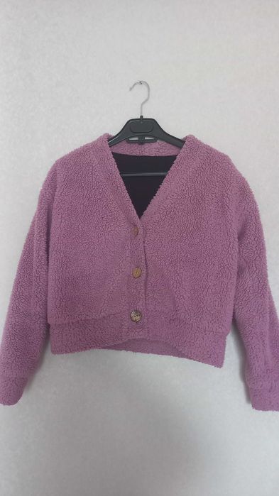 Кардиган теплий вкорочений