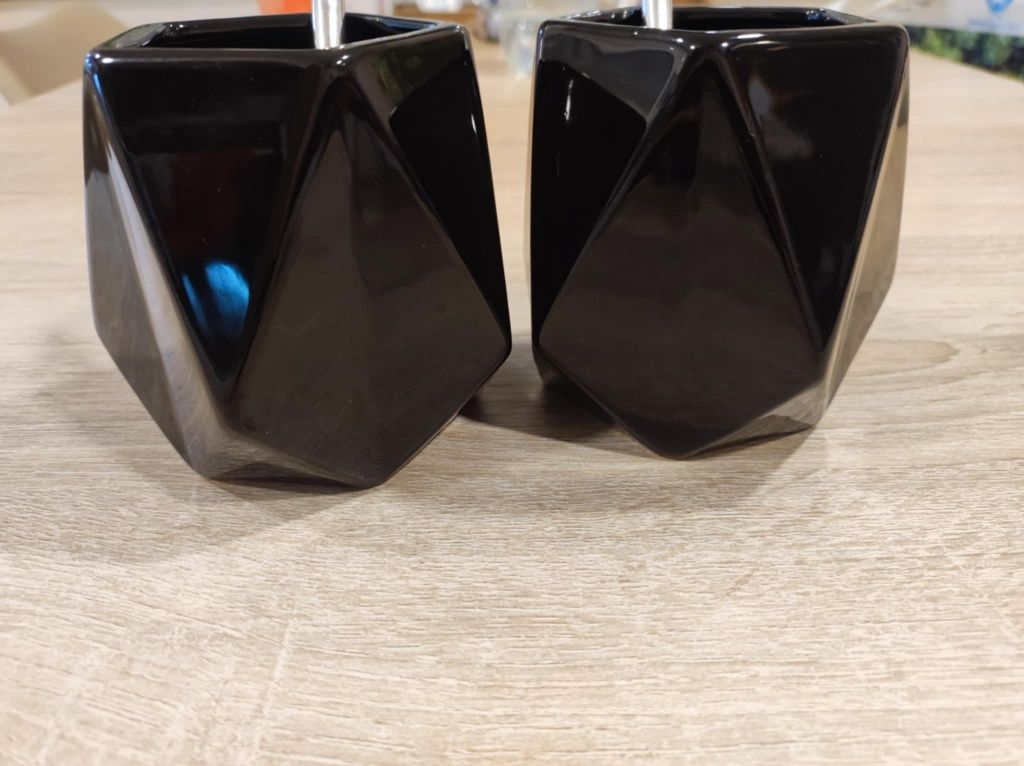 Zestaw do yerba mate czarne kubki