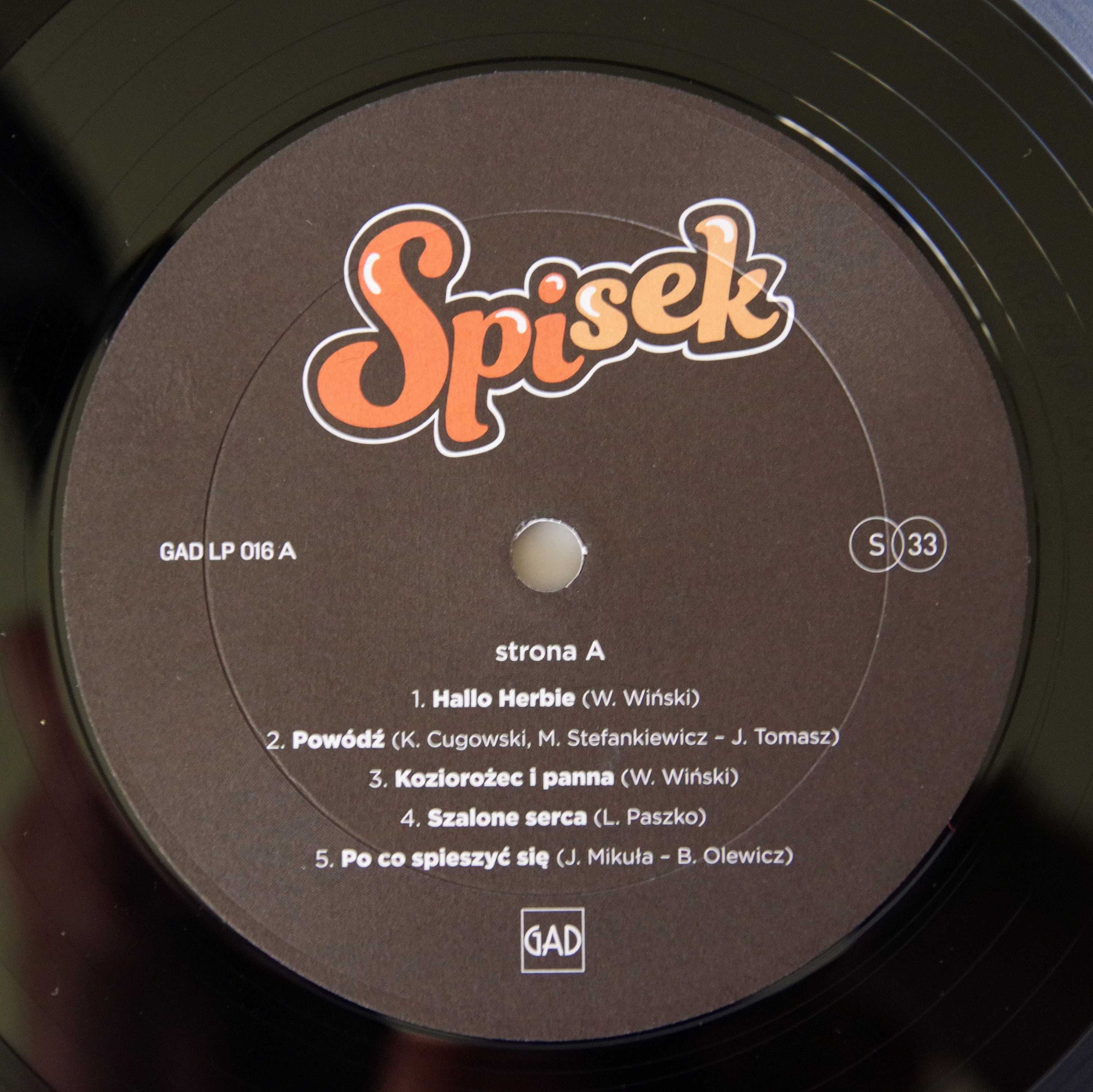 Spisek - LP 180g - GAD Records 2018