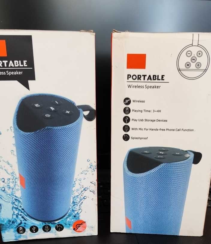Dwa głośniki stereo bluetooth