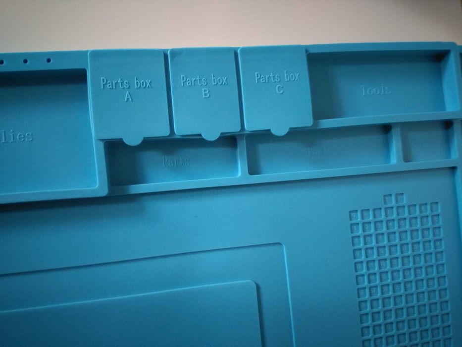 Tapete almofada de silicone para pequenas reparações, solda