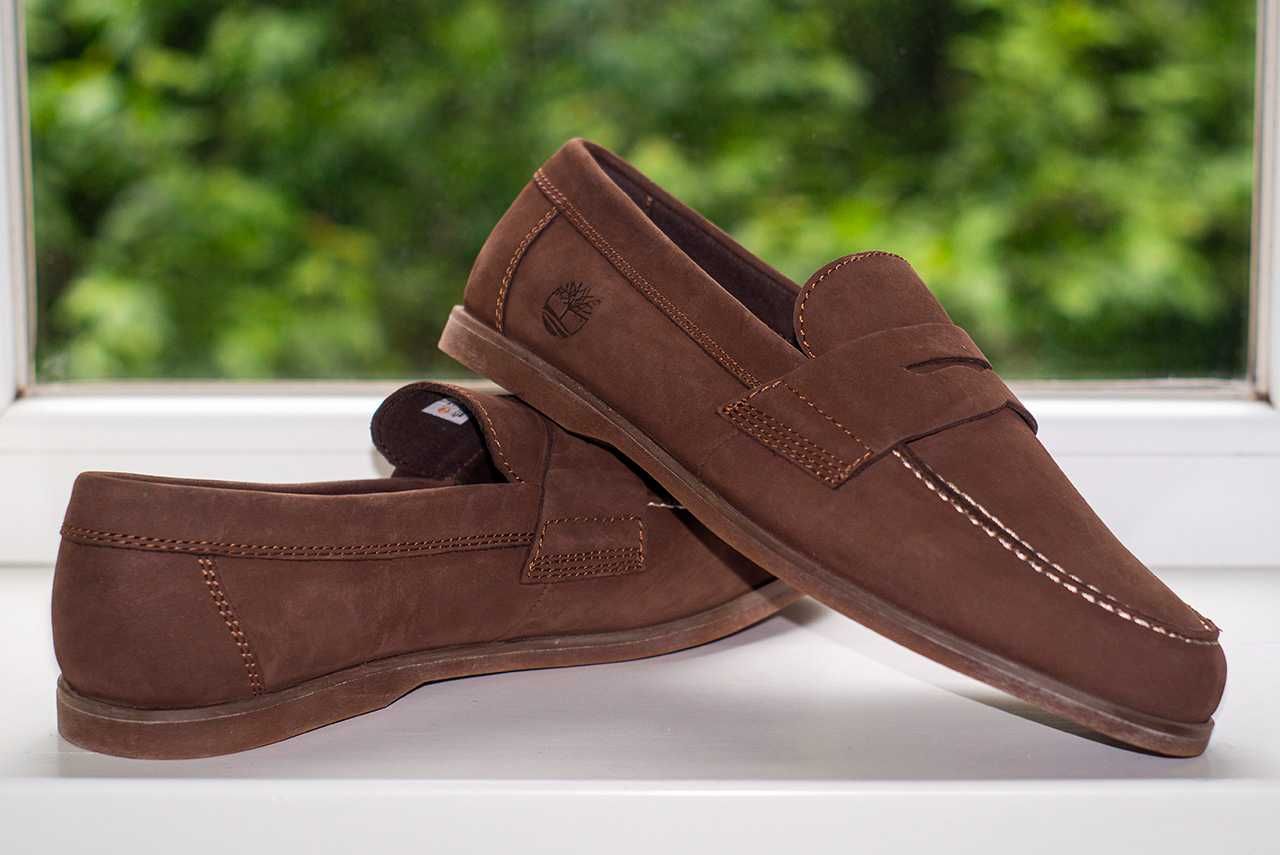 ‼️Мокасини, лофери, сліпони Timberland TB0A5U65 Brown 46 р оригінал