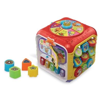 Vtech, kostka aktywności, sorter, zabawka interaktywna