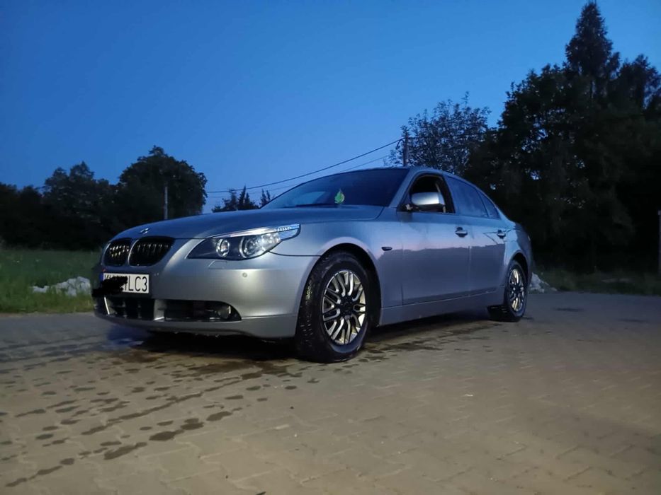 Sprzedam Bmw E60 3.0 D 218 hp manual Czarny sufit 2x koła M57