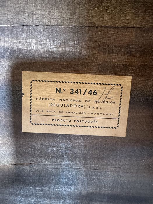 Relogio Fabrica Nacional de Relogios