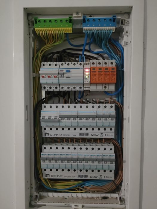 Elektryk. Mieszkaniówka. Puszki,bruzdy,biały montaż,rozdzielnice
