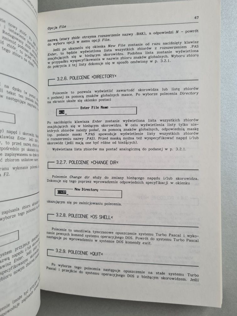 Turbo Pascal 5.5 - Andrzej Marciniak. Książka