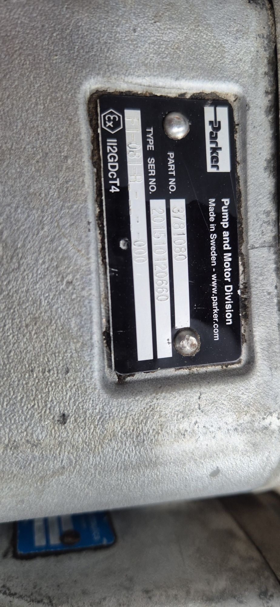 Parker 81L/min. Pompa hydrauliczna HDS, wywrot, kipper