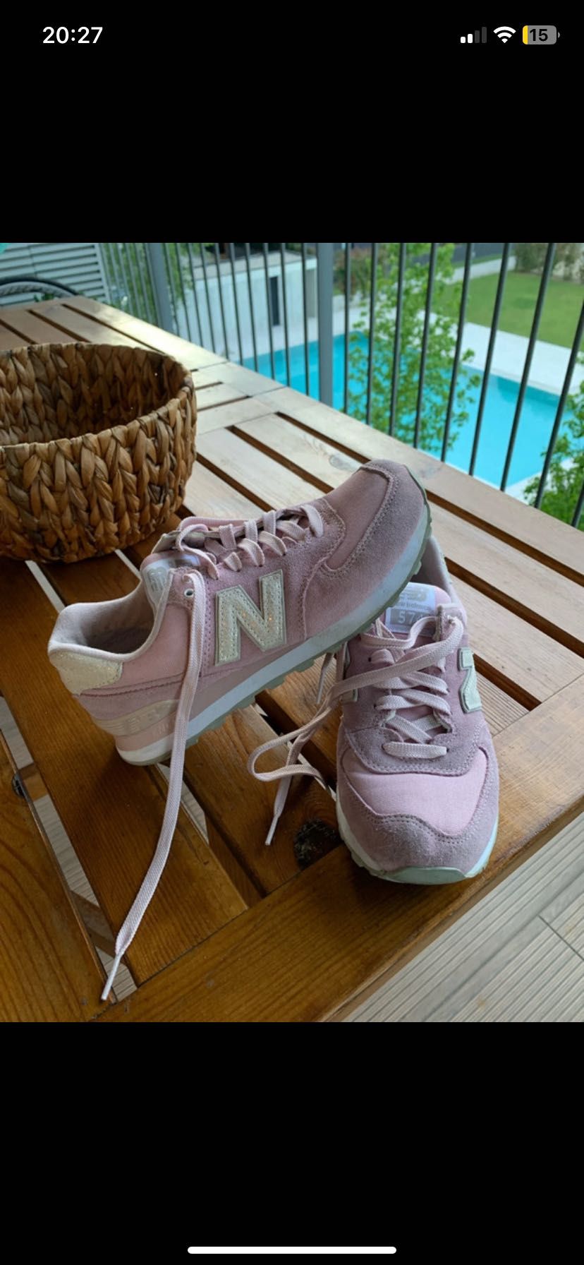 Sapatilhas rosa New Balance mulher