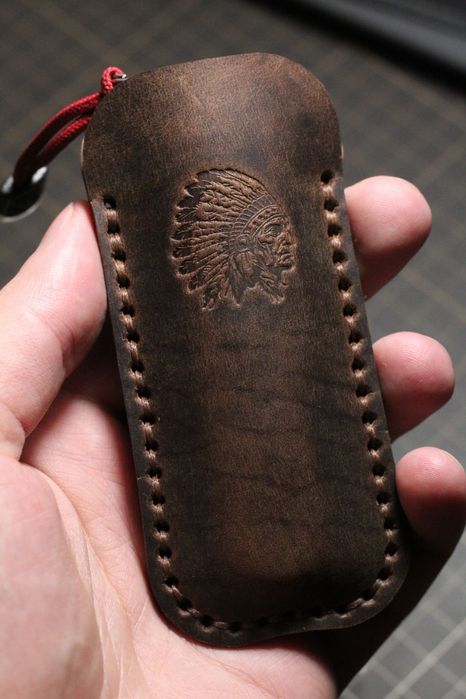 Чехол из натуральной кожи для victorinox 91 mm wenger knipex sog