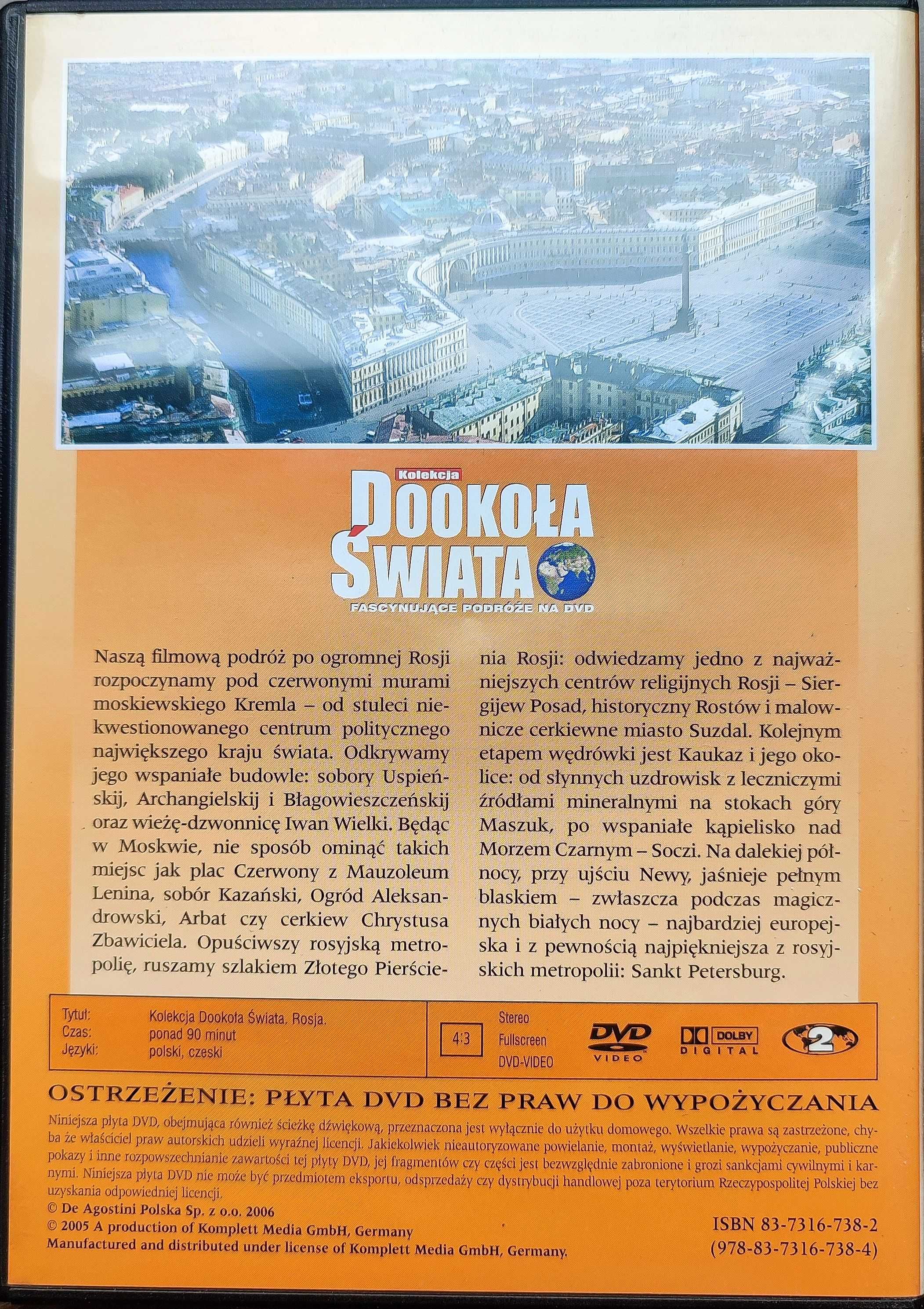 Film DVD Rosja. Imperium na dwóch kontynentach. Dookoła Świata