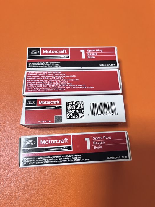 Свічки запалювання Motorcraft Ford Fusion Mondeo Fiesta Kuga Focus