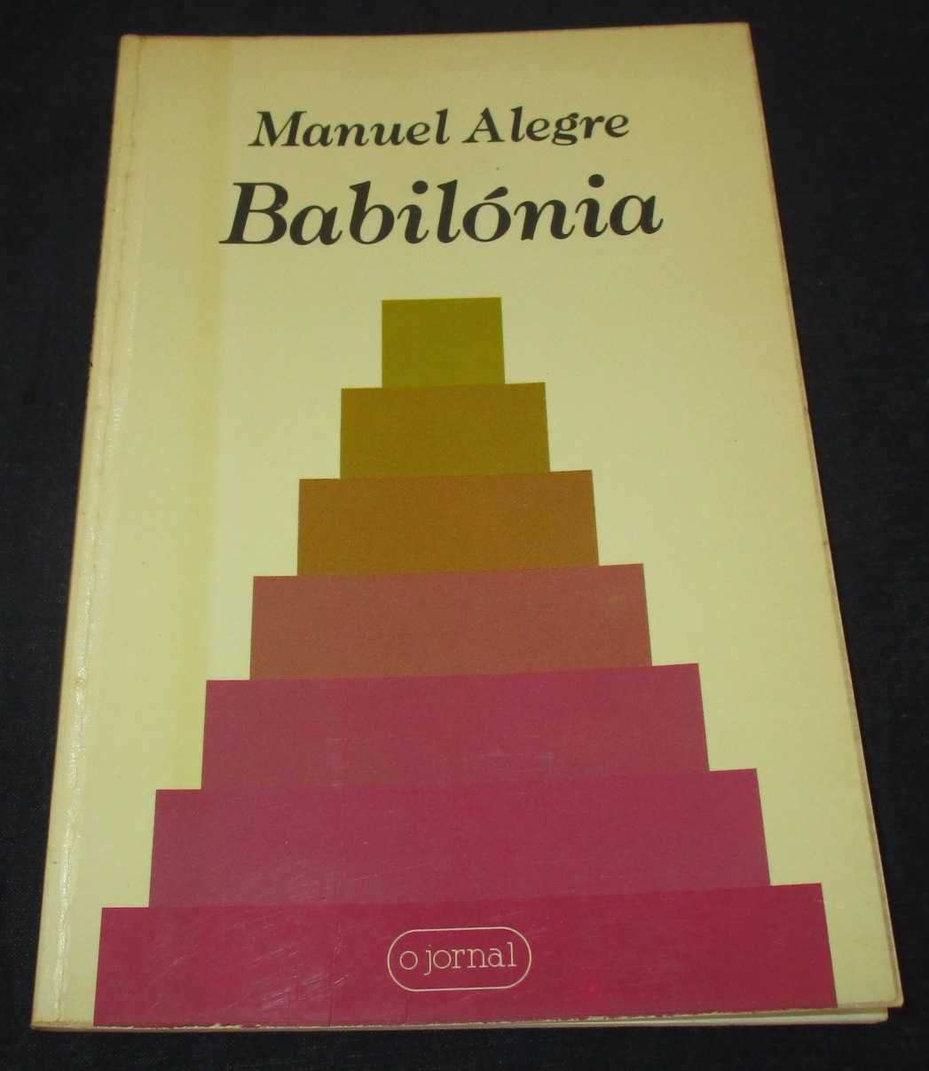 Livro Babilónia Manuel Alegre 1ª edição