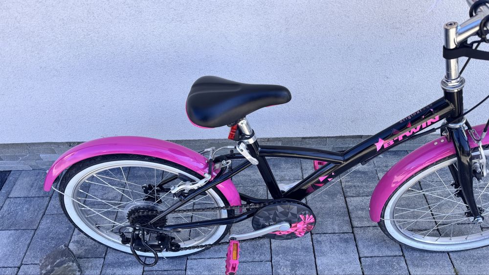Gwarancja! Jak nowy rower B’twin koła 20” dla dziewczynki ok4-7 lat