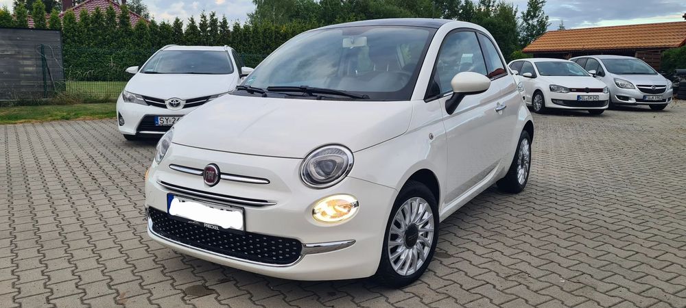 Fiat 500 1.2 Benzyna 69KM, Tempomat, Led, Panorama dach
