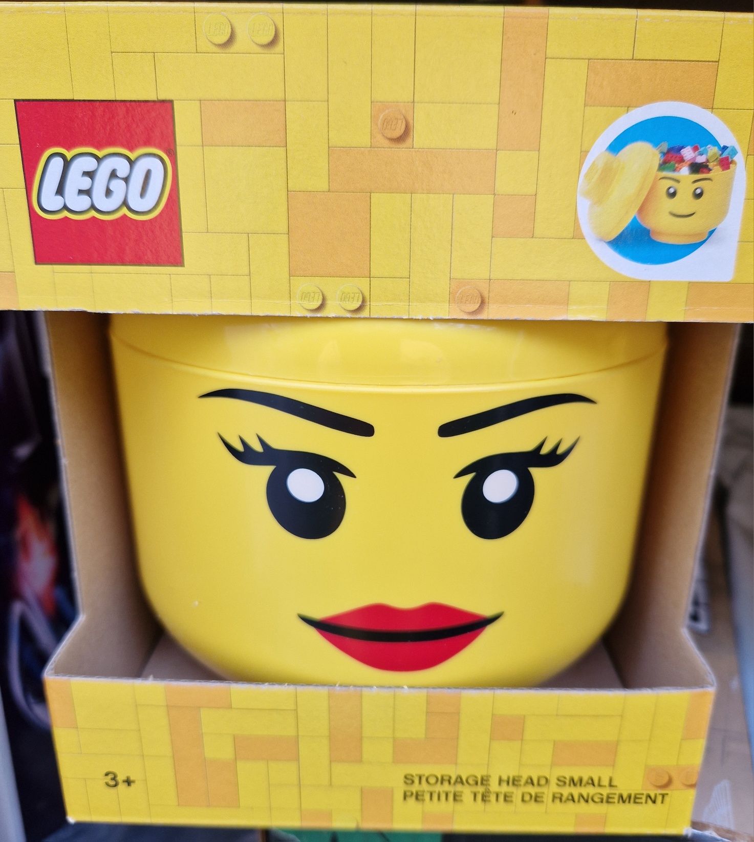 Pojemnik na klocki Lego Głowa Nowy Okazja