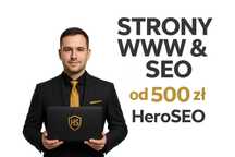 Strona internetowa z Pozycjonowaniem od 500zł - bez ukrytych kosztów!