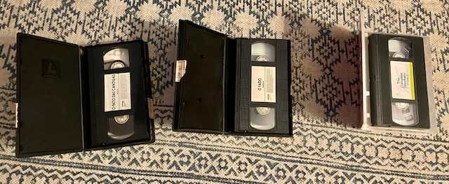 Cassetes VHS antigas