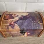 Stylowy kuferek ozdobny w stylu vintage 22x15x11 cm