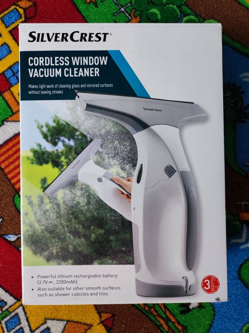 Myjka do okien Silvercrest (Lidl) cordless window vacuum cleaner