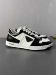 Кеды Prada Downtown Leather Sneakers White Black кеды прада
