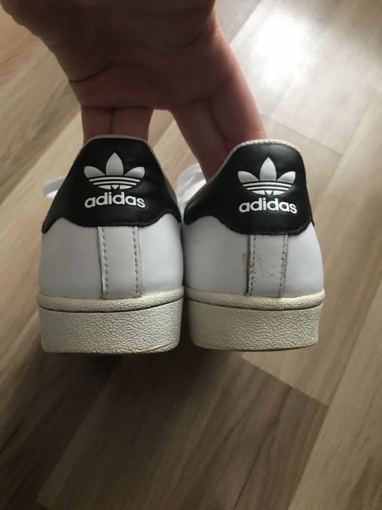 buty adidas superstar białe