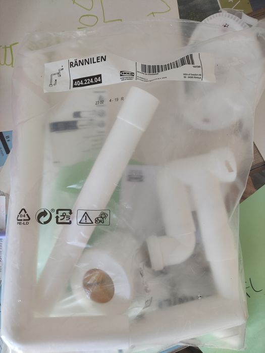 Syfon umywalkowy łazienkowy