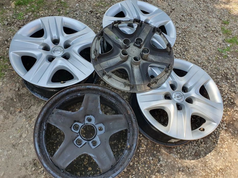 OPEL INSIGNIA R17 17&quot; 7J ET41 5x120 ORYGINALNE FELGI STRUKTURALNE 4SZT 13219393 2170103 I KOŁPAKI 13312568 ORYGINAŁ