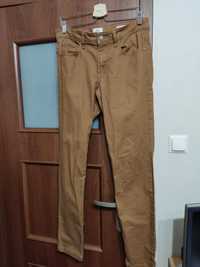 Spodnie jeans rude w32 l34 slim męskie