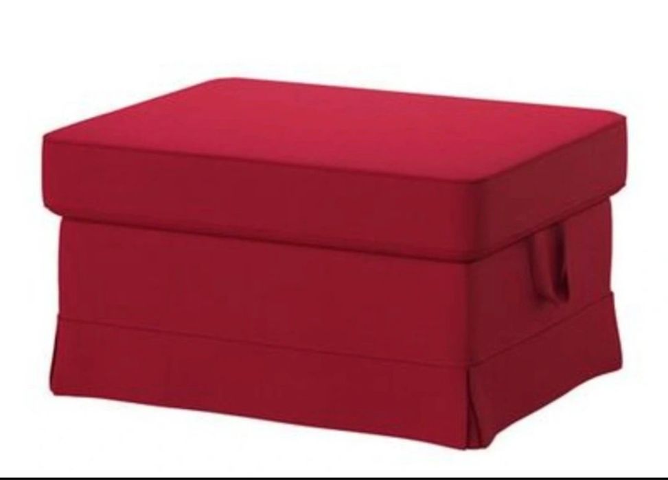 Pokrowiec poczycie pufa podnóżek Ikea Ektorp