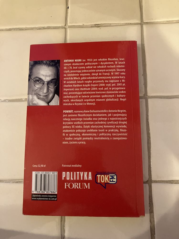 Powrót. Antonio Negri